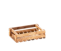 Drewniana deska do serwowania, 220×150×60 mm | APS, Olive