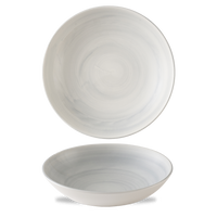 Misa coupe, Ø250 mm, szara | CHURCHILL, Stonecast Canvas Grey