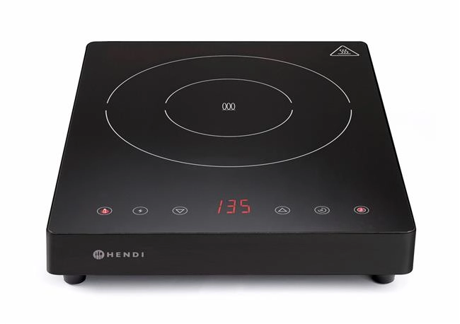 Kuchenka indukcyjna, 2 kW, 230 V, 297×411×57 mm | HENDI, Kitchen Line