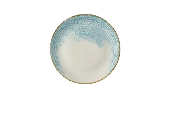 Talerz płytki Homespun Accents Aquamarine, Ø280 mm | CHURCHILL, HOMESPUN ACCENTS AQUAMARINE