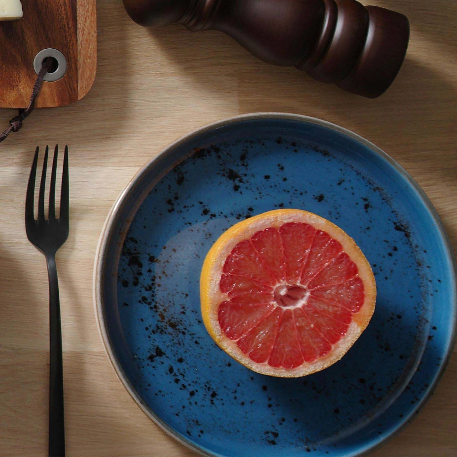 Talerz prostokątny, 300x150 mm, niebieski | FINE DINE, Iris