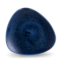 Talerz trójkątny, Ø229 mm | CHURCHILL, Stonecast Plume Ultramarine