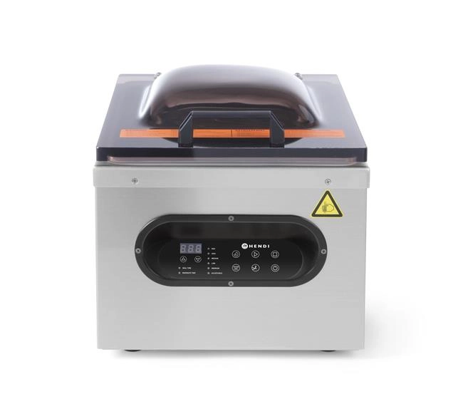 Pakowarka próżniowa – komorowa, 230 V, 0,63 kW, 360x490x365 mm | HENDI, Kitchen Line