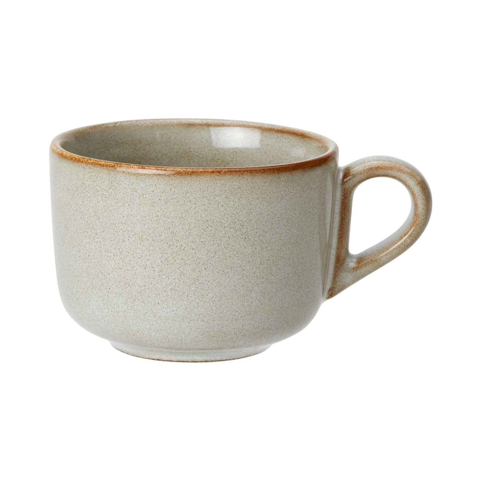 Filiżanka do kawy i herbaty, 256 ml, szara | STEELITE, Potter’s Collection Pier