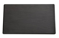 Taca z melaminy GN 2/4, 530x162 mm, czarna | APS, Slate