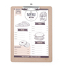 Podkładka pod kartę menu, 240x330 mm | HENDI, 664155