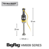 Mikser ręczny BigRig, ramię 230 mm, 250 W, szary | HAMILTON BEACH COMMERCIAL, BigRig