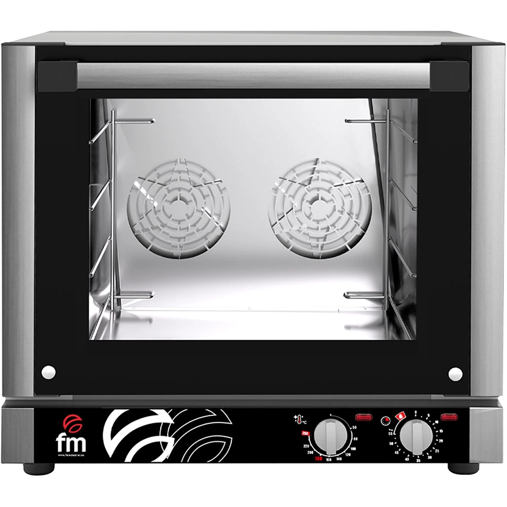 Piec konwekcyjny elektryczny, manualny, 4x430x340 / 4xGN 2/3, 3.1 kW, 590x665x540 mm | FM INDUSTRIAL, RX