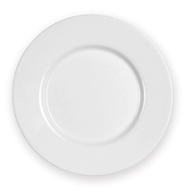 Talerz płytki z porcelany, ø240 mm, biały | ARCOROC, Everyday