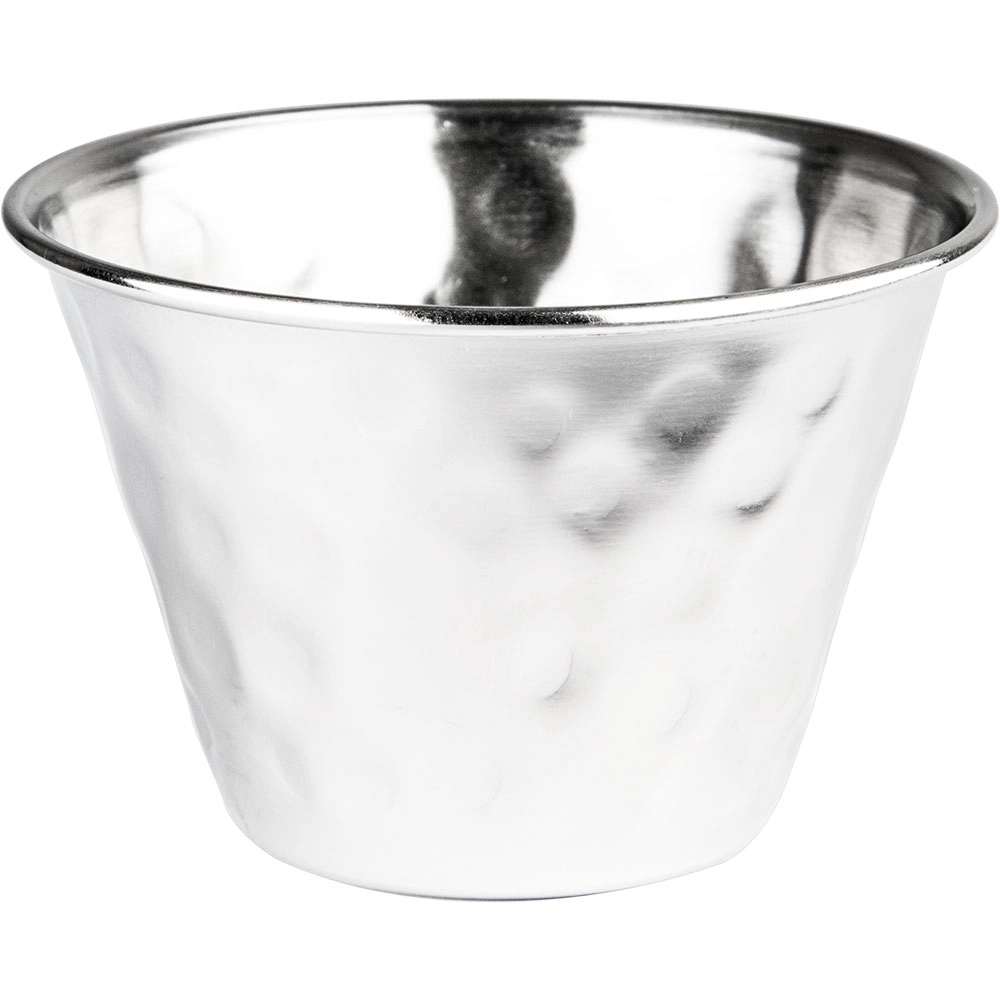 Mini dip młotkowany ze stali nierdzewnej, 120 ml | STALGAST, 546045