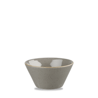 Miska konikalna, Ø121 mm, 340 ml | CHURCHILL, Stonecast Peppercorn Grey