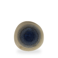 Talerz płytki o organicznym kształcie, Ø210 mm | CHURCHILL, Stonecast Aqueous Lagoon