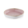 Talerz organiczny z wysokim rantem Ø230 mm, różowy | CHURCHILL, Stonecast Petal Pink