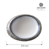 Miska Ø270 mm, szara | FINE DINE, Silk