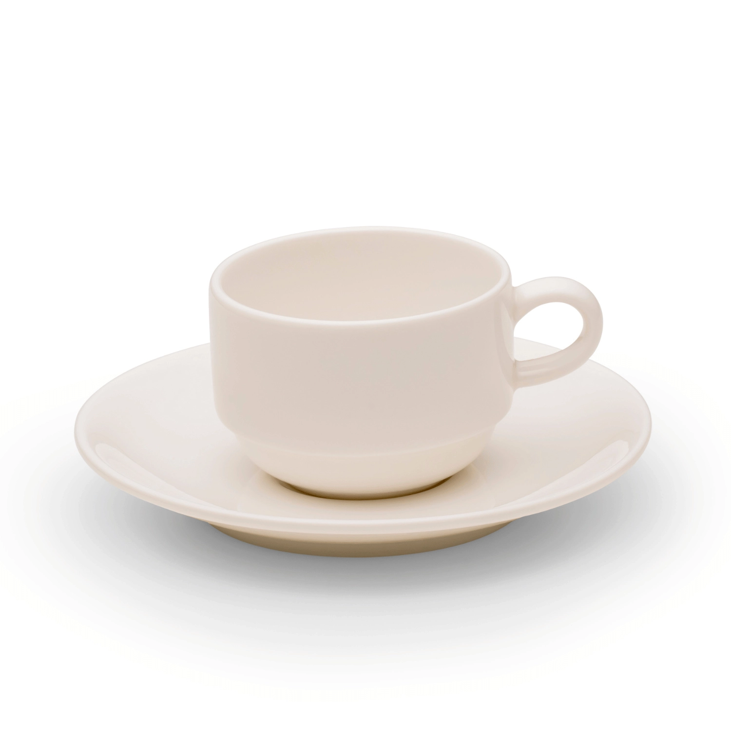 Filiżanka sztaplowana, 75 ml | LUZERNE, Ivory