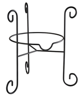 Podstawa do dyspensera 270x315 mm, z metalu, czarna | APS, 10410