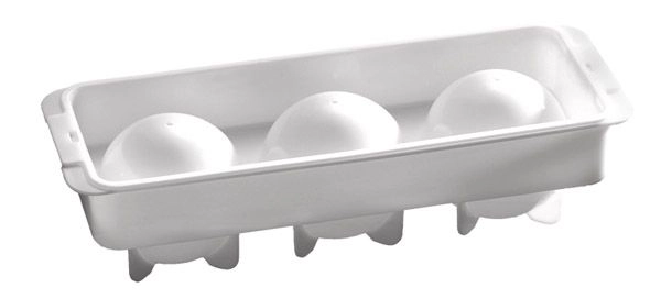 Foremka do kul lodowych 3x Ø55 mm, 235x85x65 mm | APS, 12990