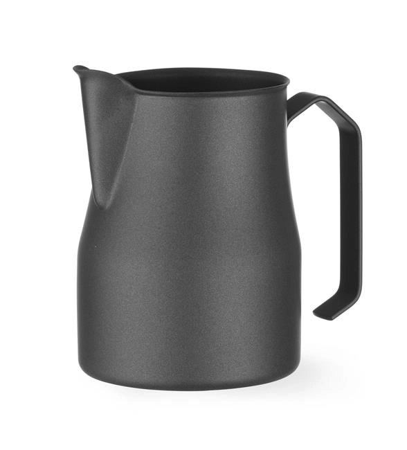 Dzbanek do spieniania mleka, czarny matowy, 0,7 l, ⌀84x130 mm | HENDI, 451045