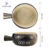 Miska z uchwytem, 600 ml, Ø140 mm | PORLAND, Genesis