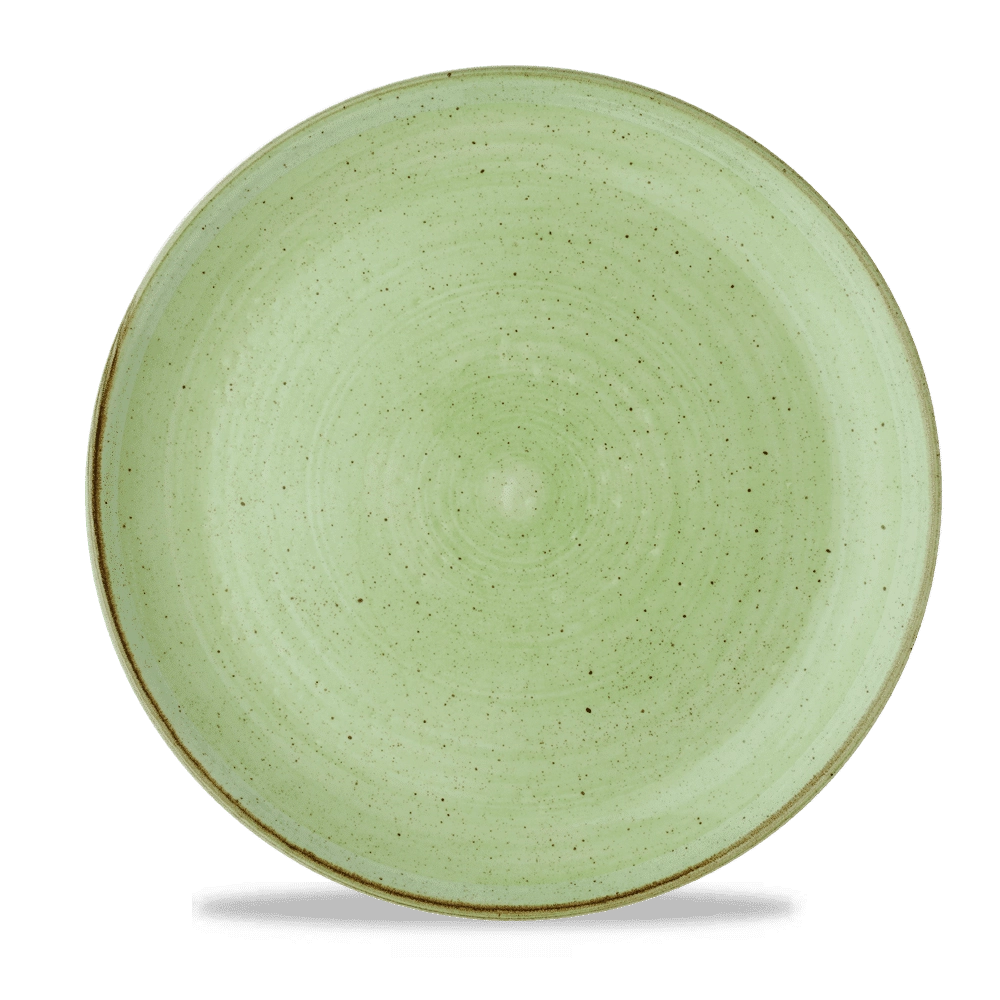Talerz płytki coupe, Ø290 mm | CHURCHILL, Stonecast Sage Green