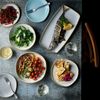 Talerz organiczny z wysokim rantem, Ø230 mm, kremowy | CHURCHILL, Stonecast Barley White