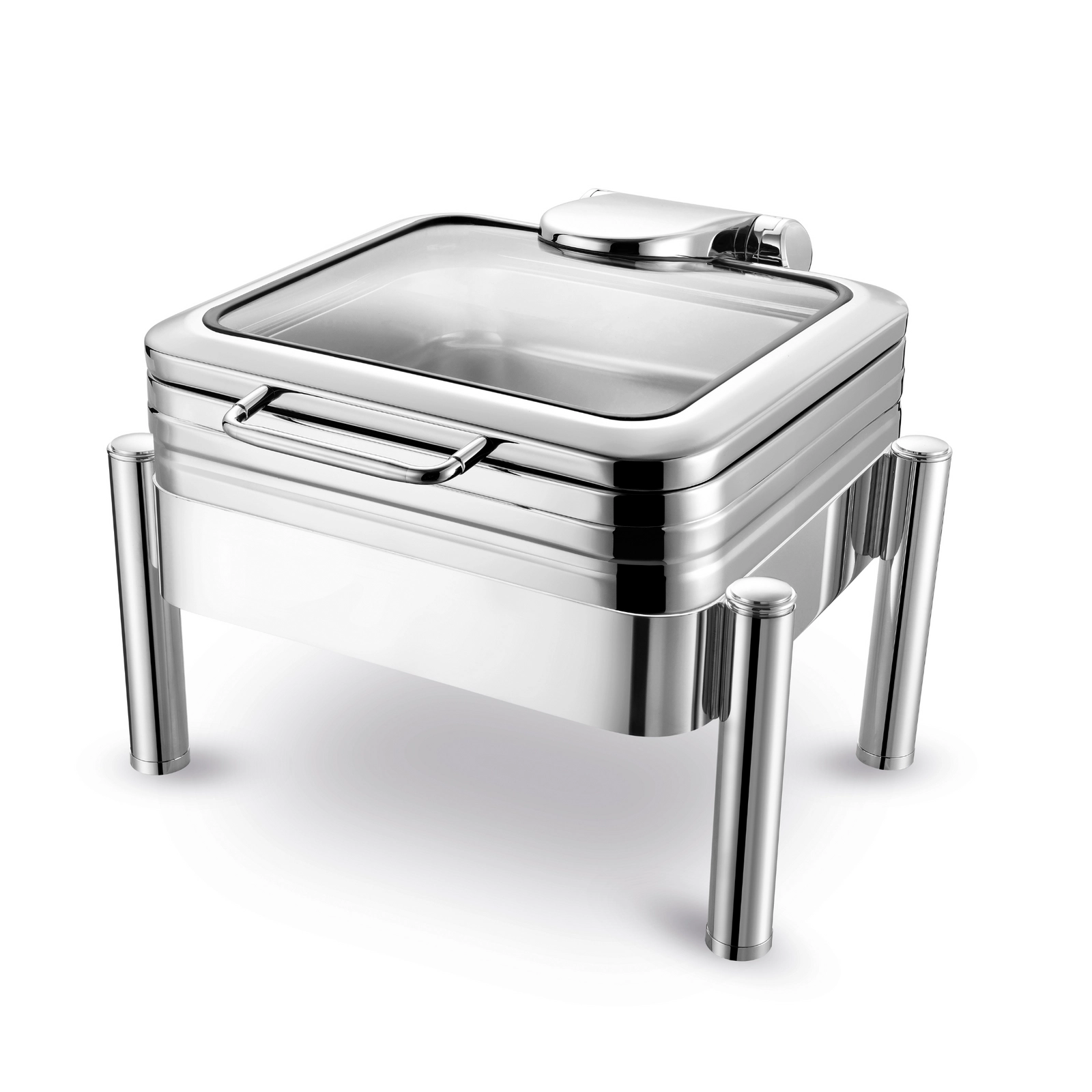 Podgrzewacz indukcyjny GN 1/1 ze szklaną pokrywą, 585×465×180 mm | FINE DINE, 471159