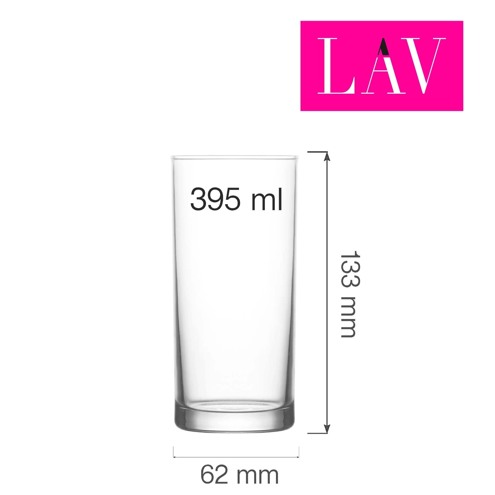 Szklanka wysoka long drink, 295 ml | LAV, Liberty
