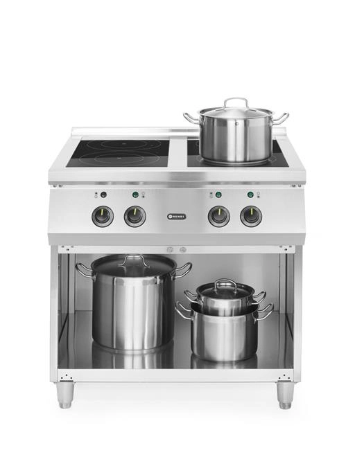 Kuchnia indukcyjna 4-palnikowa, 17 kW, 400 V, 800×720×854 mm | HENDI, 237687