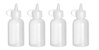 Mini dyspensery do sosów 50 ml, ⌀35x100 mm, zestaw 4 szt. | HENDI, 557990