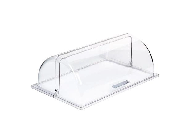 Pokrywa roll-top GN 1/1, 530x325 mm, z poliwęglanu, przeźroczysta | APS, Frames