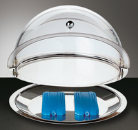 Witrynka chłodząca roll-top okrągła Ø380 mm | APS, 09082