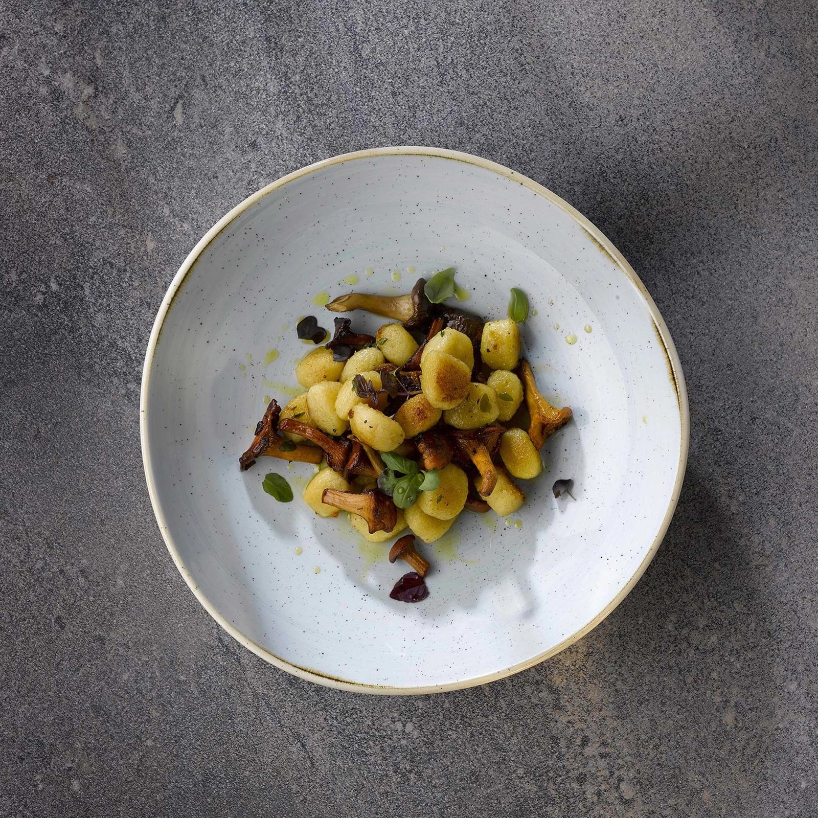 Talerz płytki o organicznym kształcie, Ø264 mm | CHURCHILL, Stonecast Duck Egg Blue