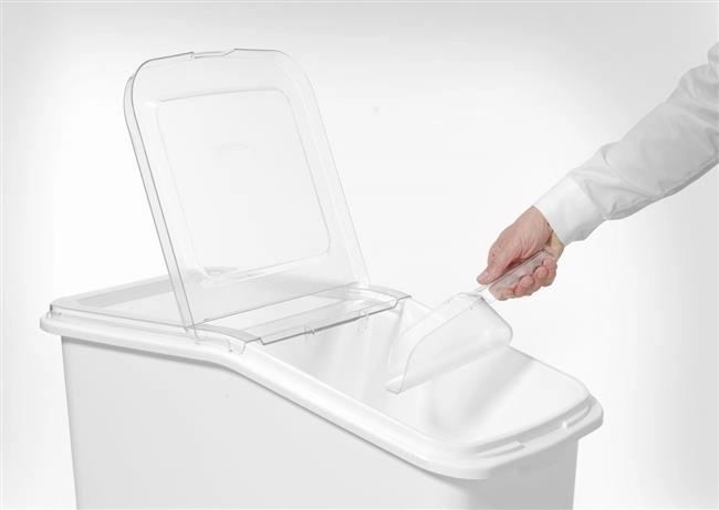 Wózek na artykuły sypkie z polietylenu, 82 l, 333x743x711 mm | HENDI, 877913