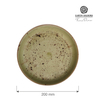 Miska płytka, Ø200 mm, zielona | FINE DINE, Olive