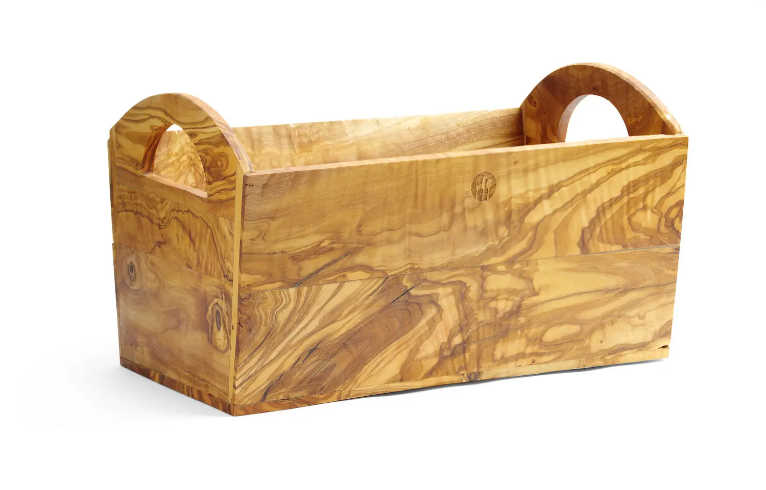 Pojemnik z drewna oliwnego, 245x198x194 mm | HENDI, 505274