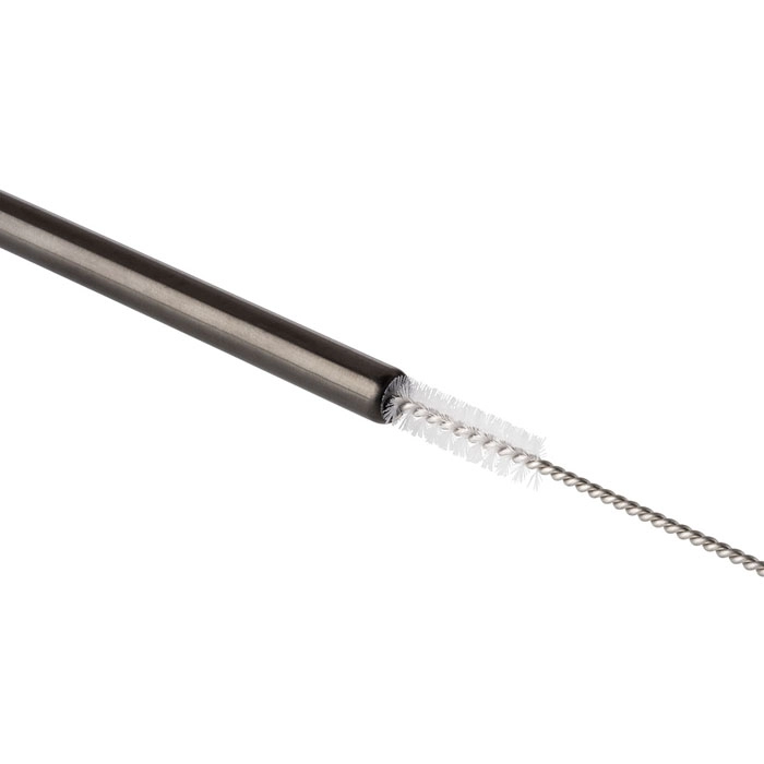Szczoteczka do czyszczenia słomek 8x200 mm, inox | APS, 93386