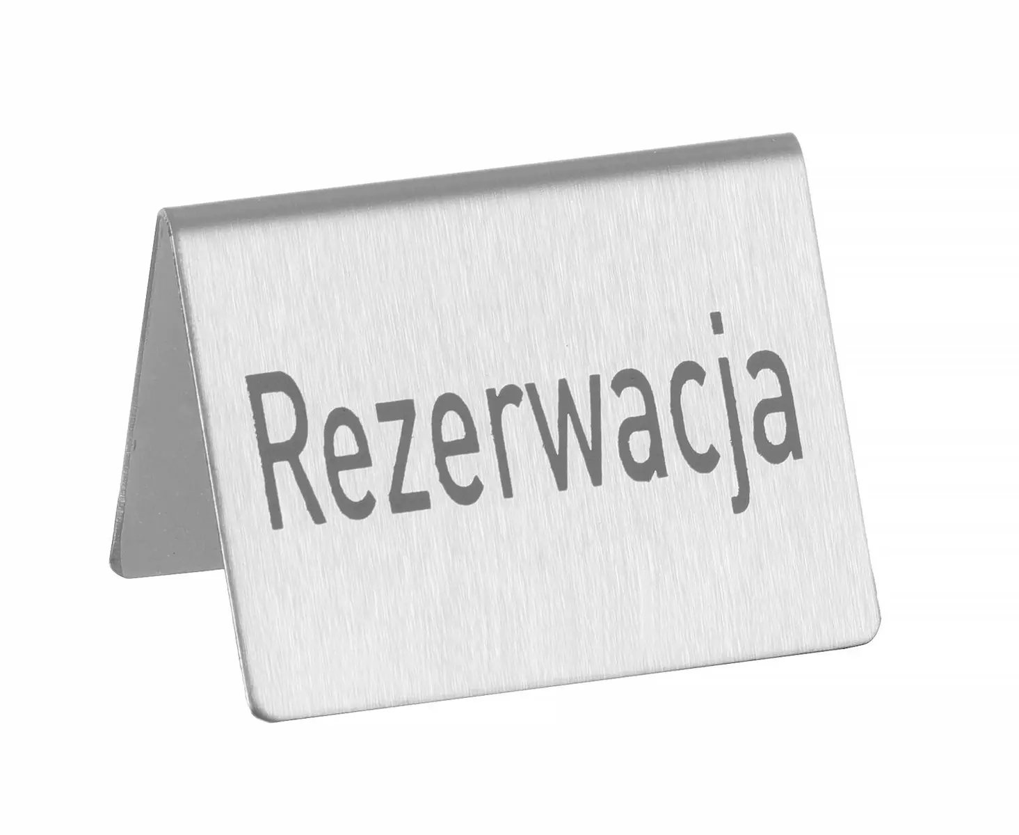 Tabliczka informacyjna „Rezerwacja”, zestaw 4 szt., 50x42 mm | HENDI, 663714