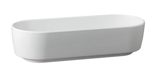 Półmisek owalny z melaminy 265x105x65 mm, biały | APS, Scantic
