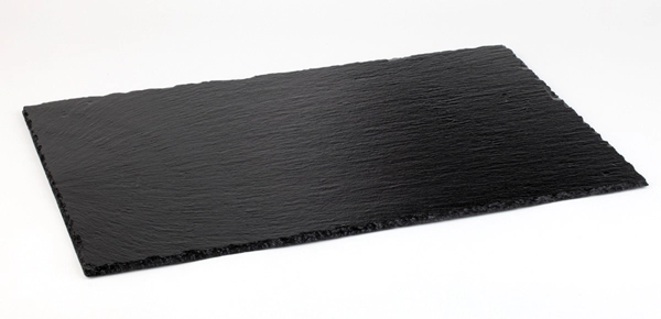 Taca serwingowa prostokątna z kamienia łupkowego GN 1/4, 265×162×7 mm | APS, 00993