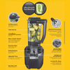 Blender barmański, 1,4 l, 187x216x448 mm, 1,79 kW | HAMILTON BEACH COMMERCIAL, Tango®
