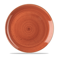 Talerz płytki, Ø288 mm | CHURCHILL, Stonecast Spiced Orange