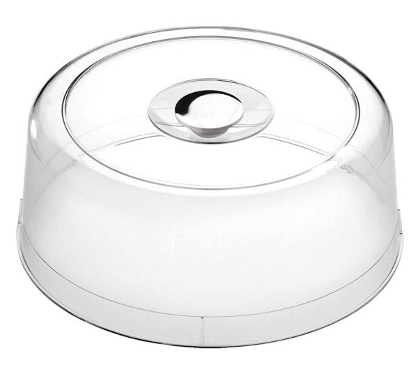 Pokrywa do tac i pater Ø330 mm, chromowany uchwyt | APS, 06517