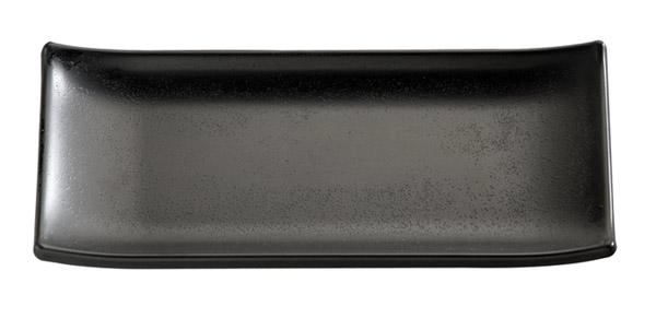 Półmisek prostokątny z melaminy 225×95 mm, czarny | APS, Zen