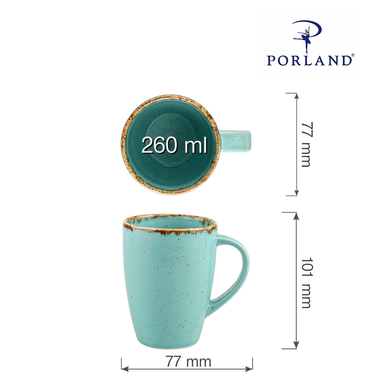 Kubek, 260 ml | PORLAND, Seasons Laguna