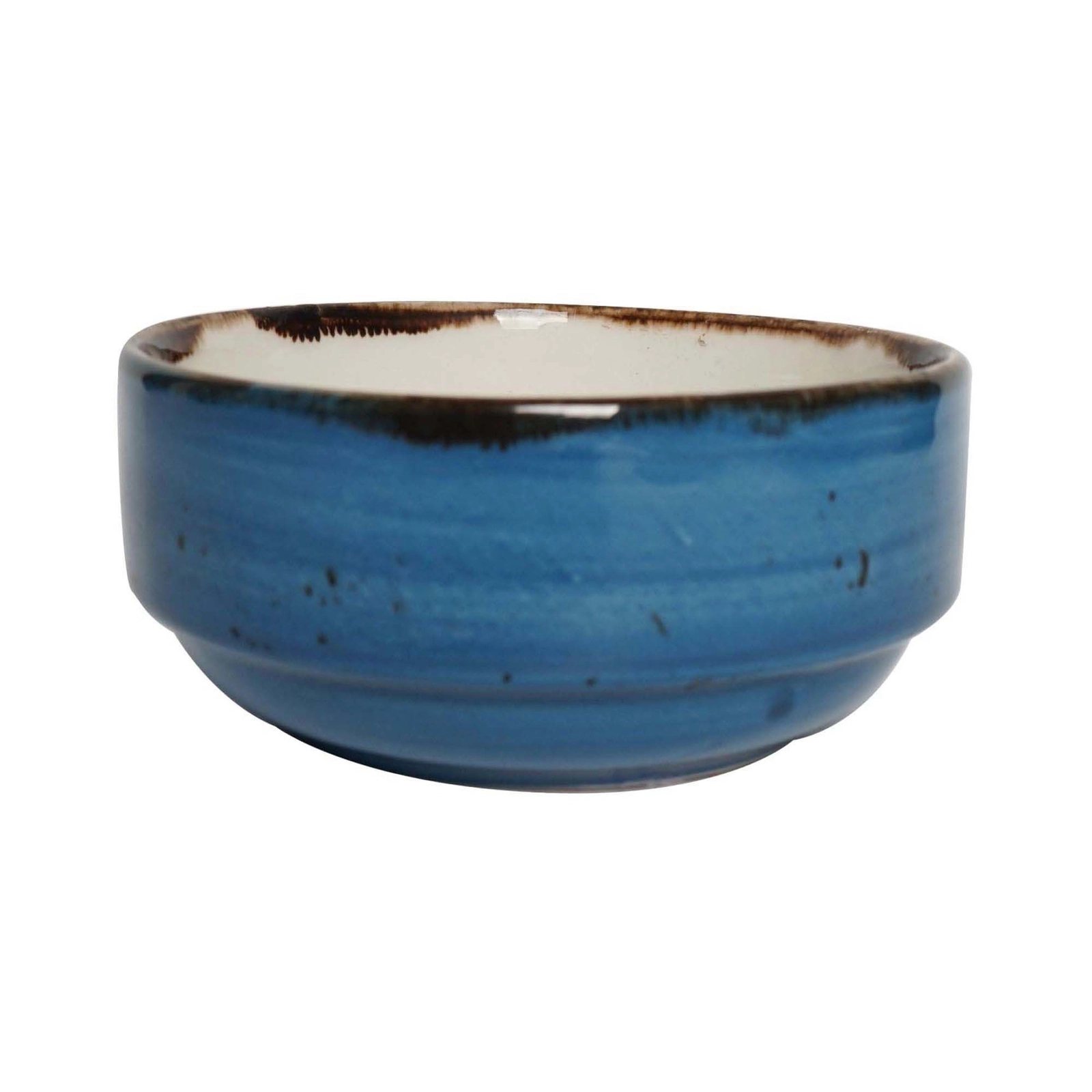 Miska sztaplowana, Ø120 mm, 400 ml, niebieska | FINE DINE, Iris