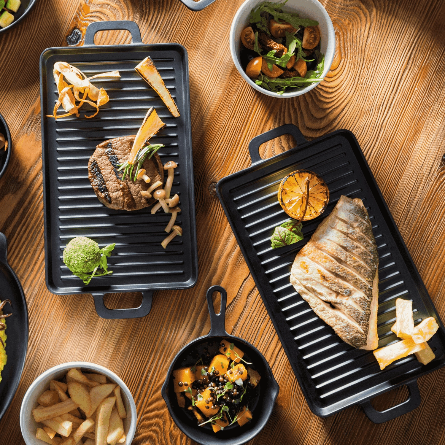 Brytfanna z melaminy czarna, 320×162×20 mm | FINE DINE, Little Chef
