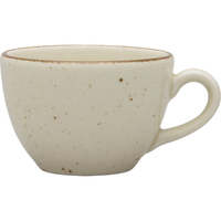 Filiżanka Aida z porcelany Ø90 mm, 180 ml, kremowa | LUBIANA, Art