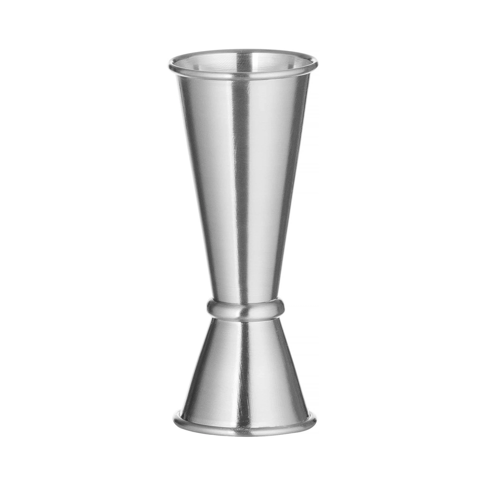 Miarka barmańska z pierścieniem, 25/50 ml, Ø43×110 mm | BAR UP, 596920
