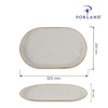 Półmisek owalny, 320×200 mm | PORLAND, Seasons Sand