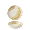Misa z wysokim rantem o organicznym kształcie, Ø200 mm | CHURCHILL, Tide Gold